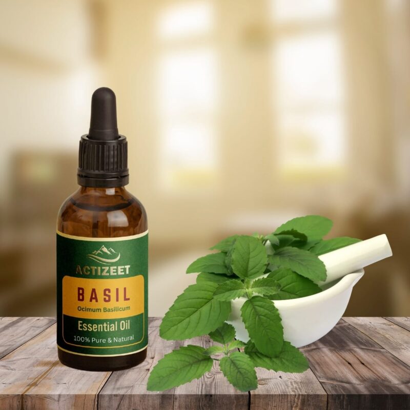 Basil Oil for Aroma Therapy