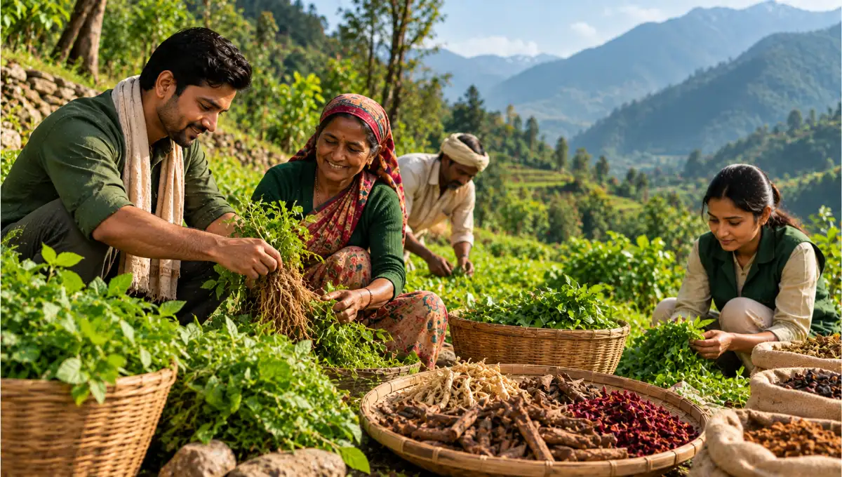 How Ayurvedic Herbs Are Sourced in India